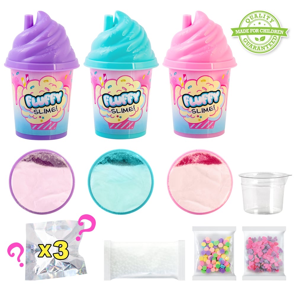 Slime Shaker Fluffy 3-Pack