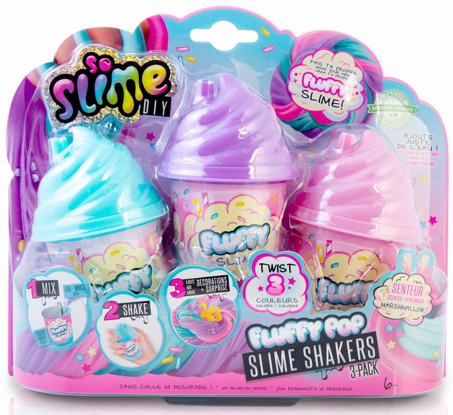 Slime Shaker Fluffy 3-Pack