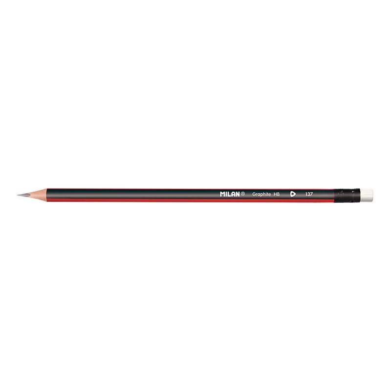 Box Of 12 Tri Graphite Pencils Hb W/Eras