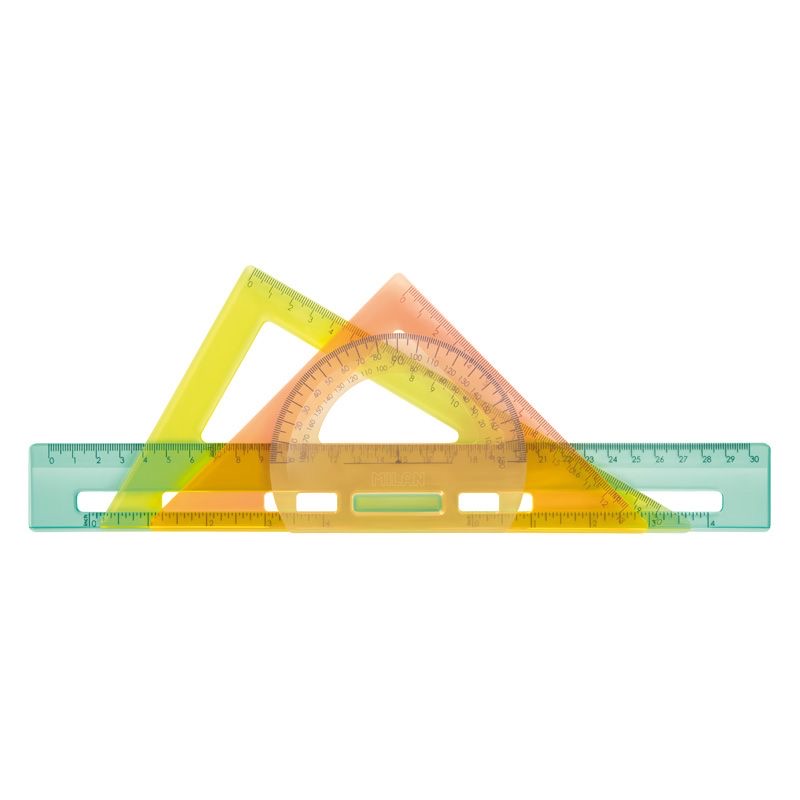 Geometry Set 4 Pieces New Look