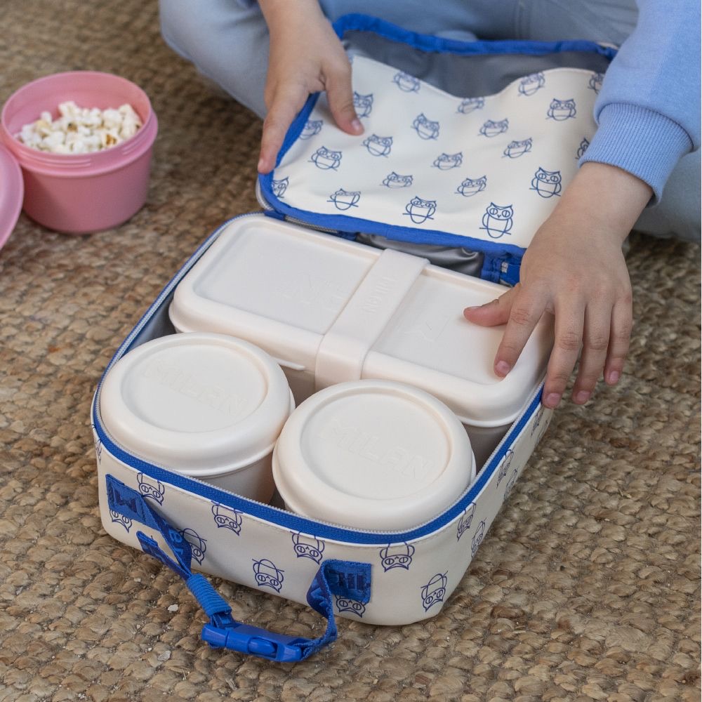 Lunch Bag, With 3 Lunch Box 3.5L, Isothermal Food, 460 Beige