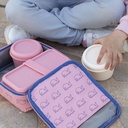 Lunch Bag, With 3 Lunch Box 3.5L, Isothermal Food, 460 Pink