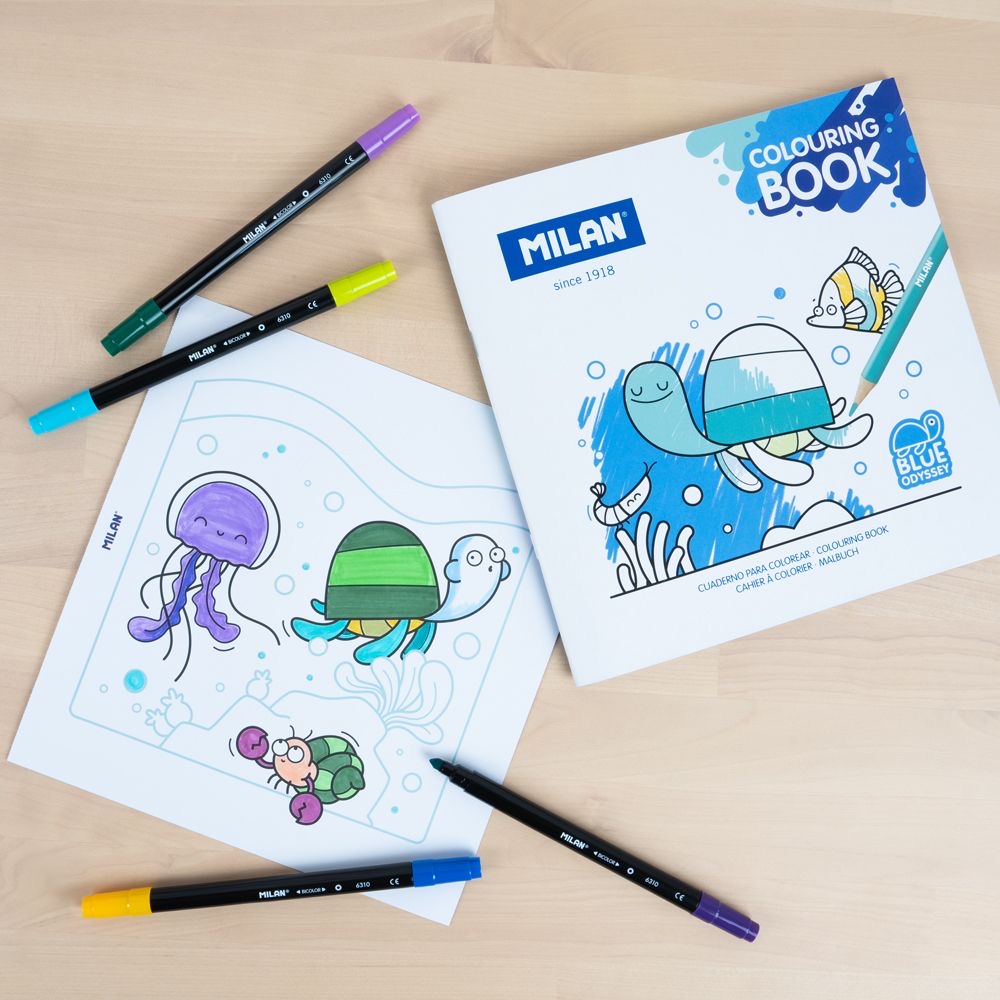 Colouring Book Blue Odyssey