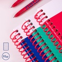 Notebook A4 Pink 80 Sh.Lines Spiral Nata