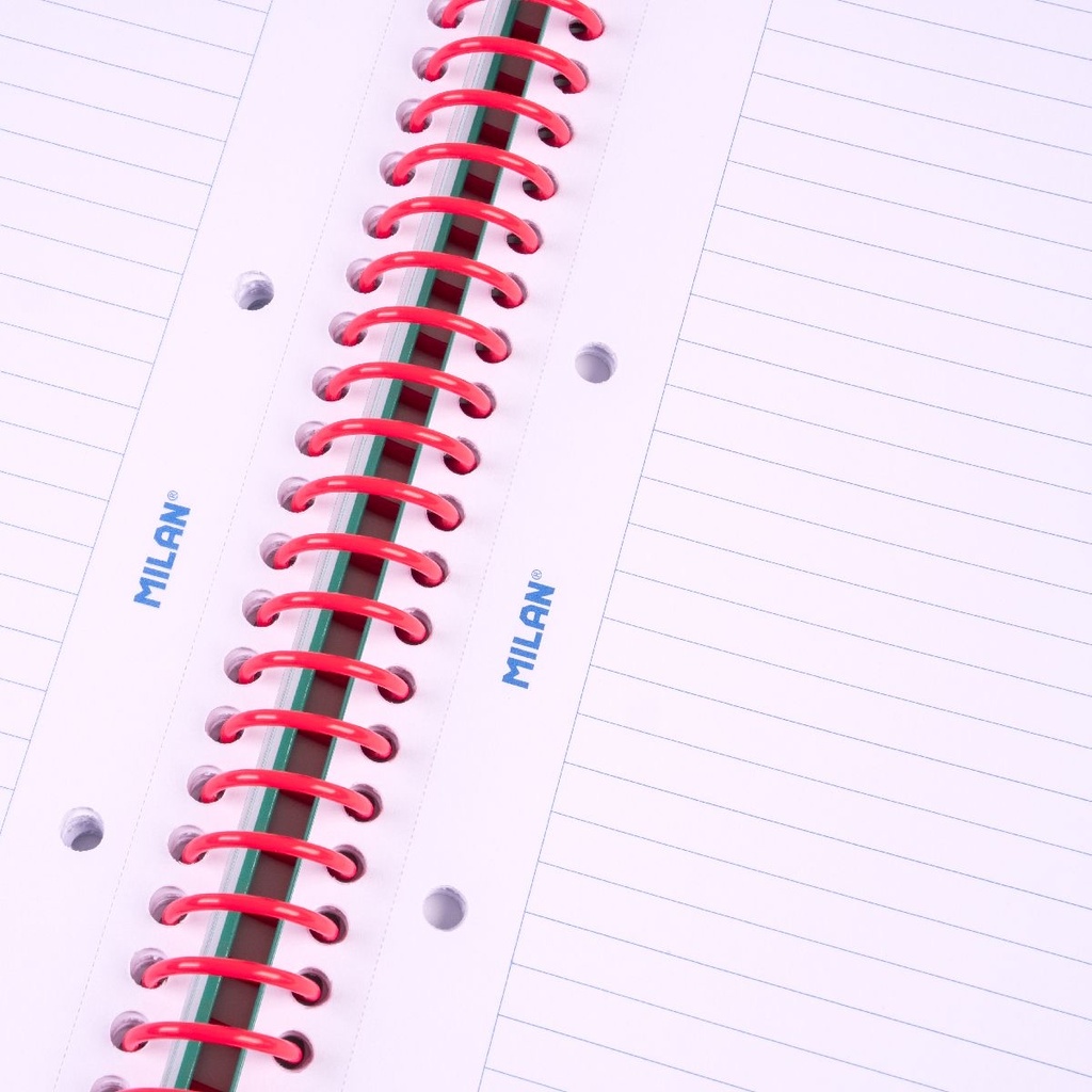 Notebook A4 Pink 80 Sh.Lines Spiral Nata