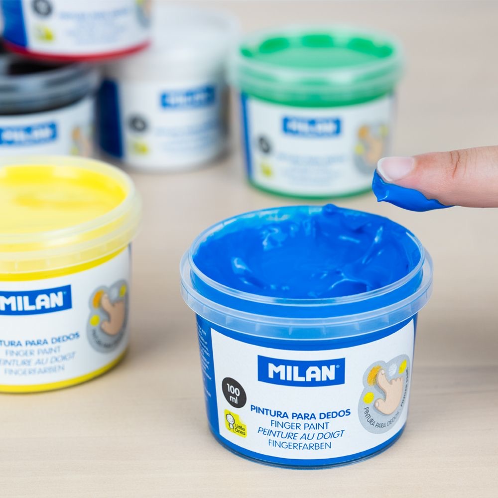 Case Of 6 Bottles Of 100Ml Finger Paint