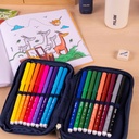 Double Decker Pencil Case Cont 430 Blue