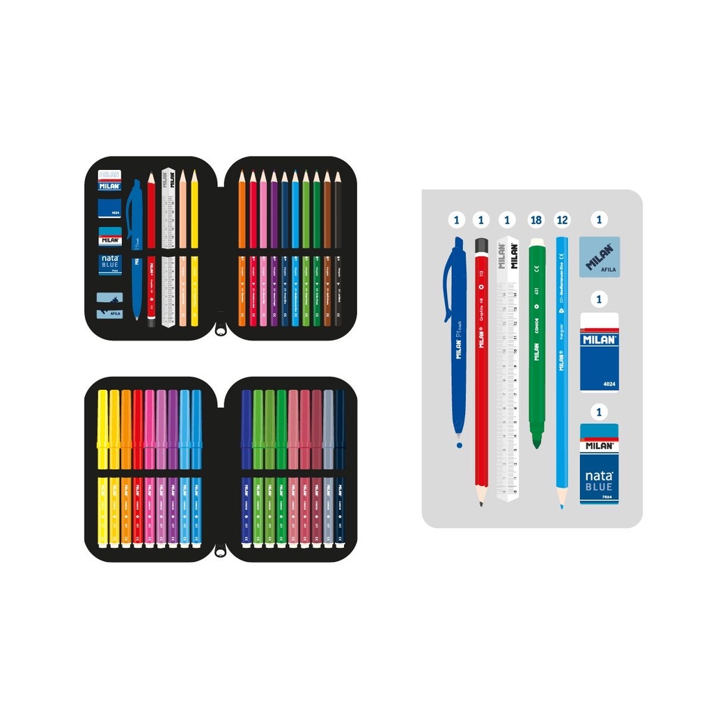 2-Decker Pencil Case Cont. Aliens