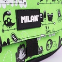 4-Zipper  Pencil Case Tandem With Flap