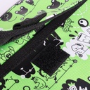 4-Zipper  Pencil Case Tandem With Flap