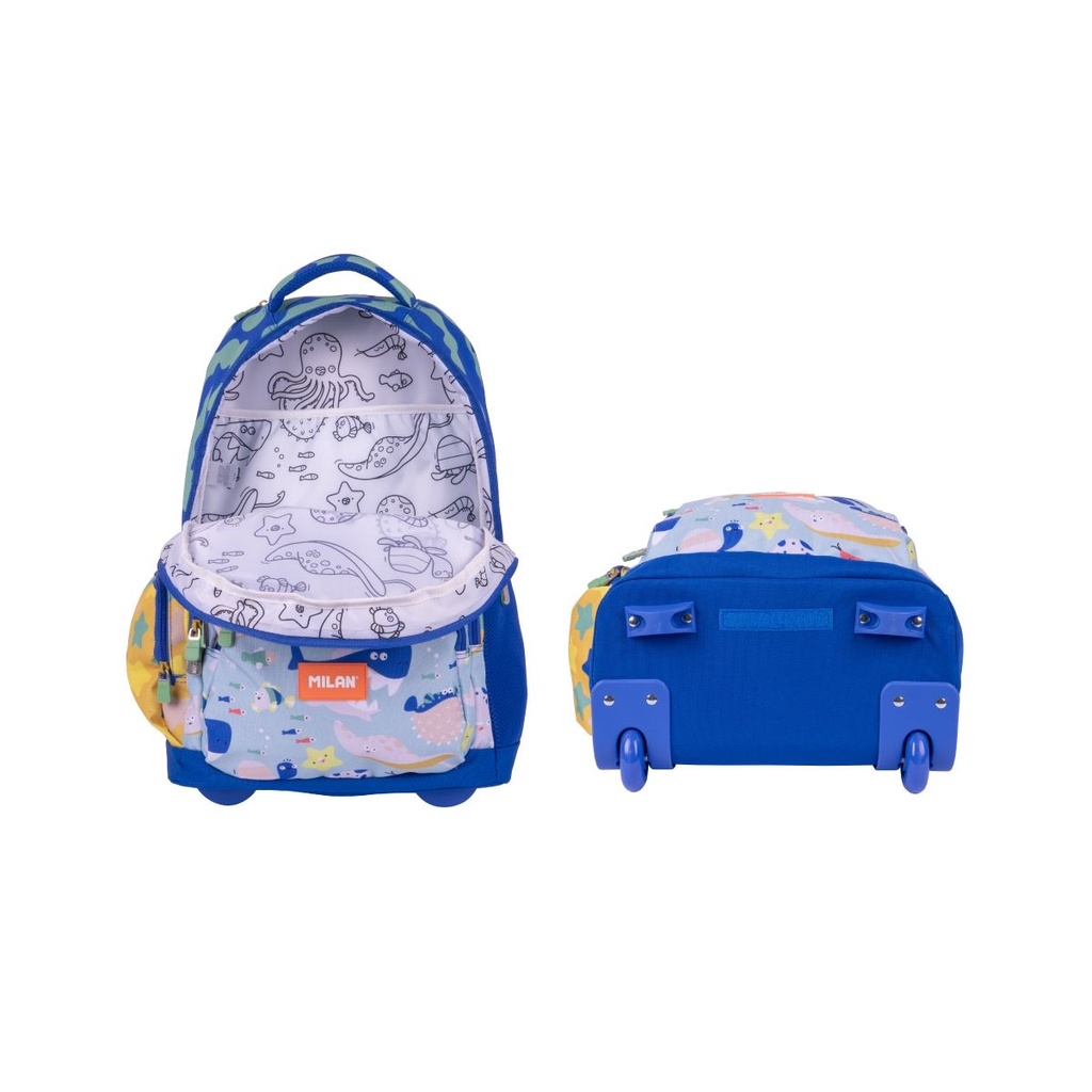 Backpack Trolly Double Side 25L,  Blue Odyssey