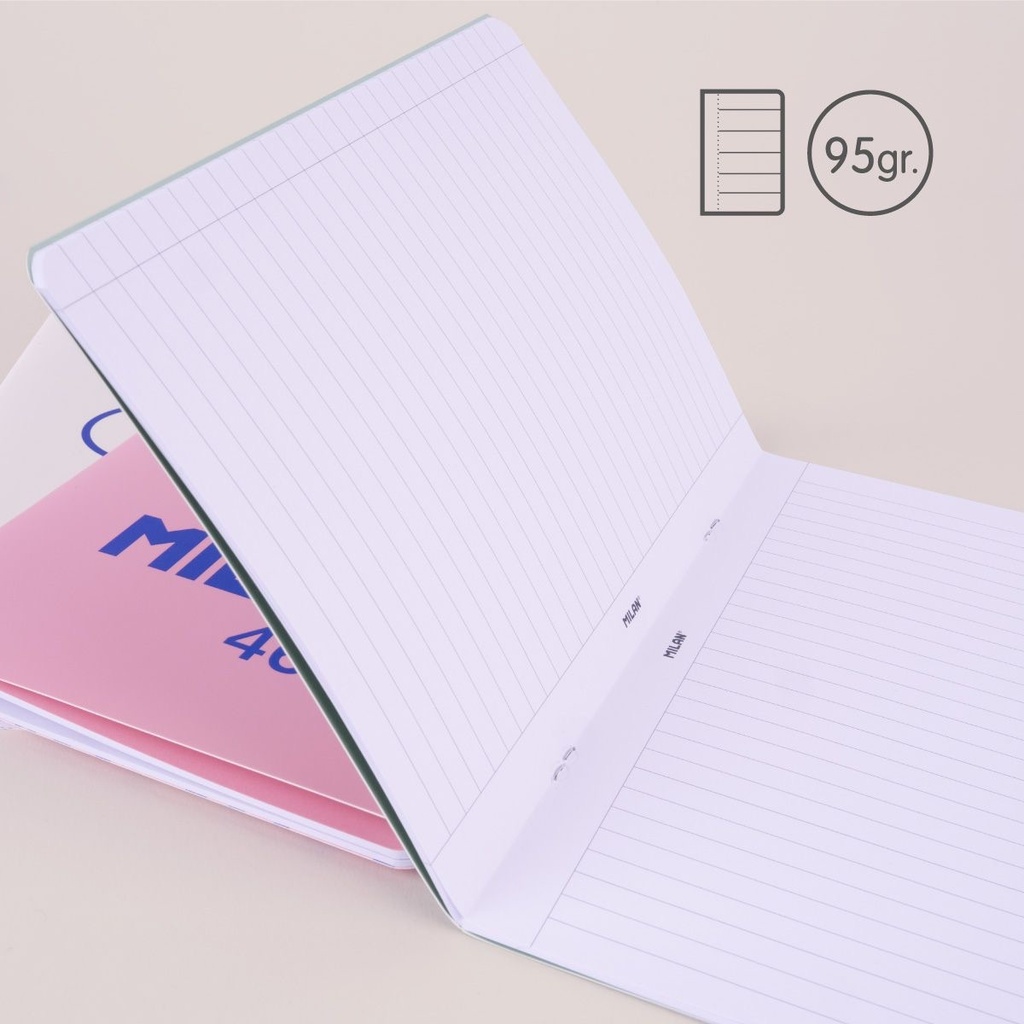 Notebook Stapled, A5 Lined Paper, 24SH Green    460 