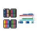 Art Kit Pencil Case 2-Decker Cnt. Blue Odyssey