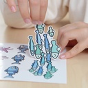 Stickers Notebook Blue Odyssey 