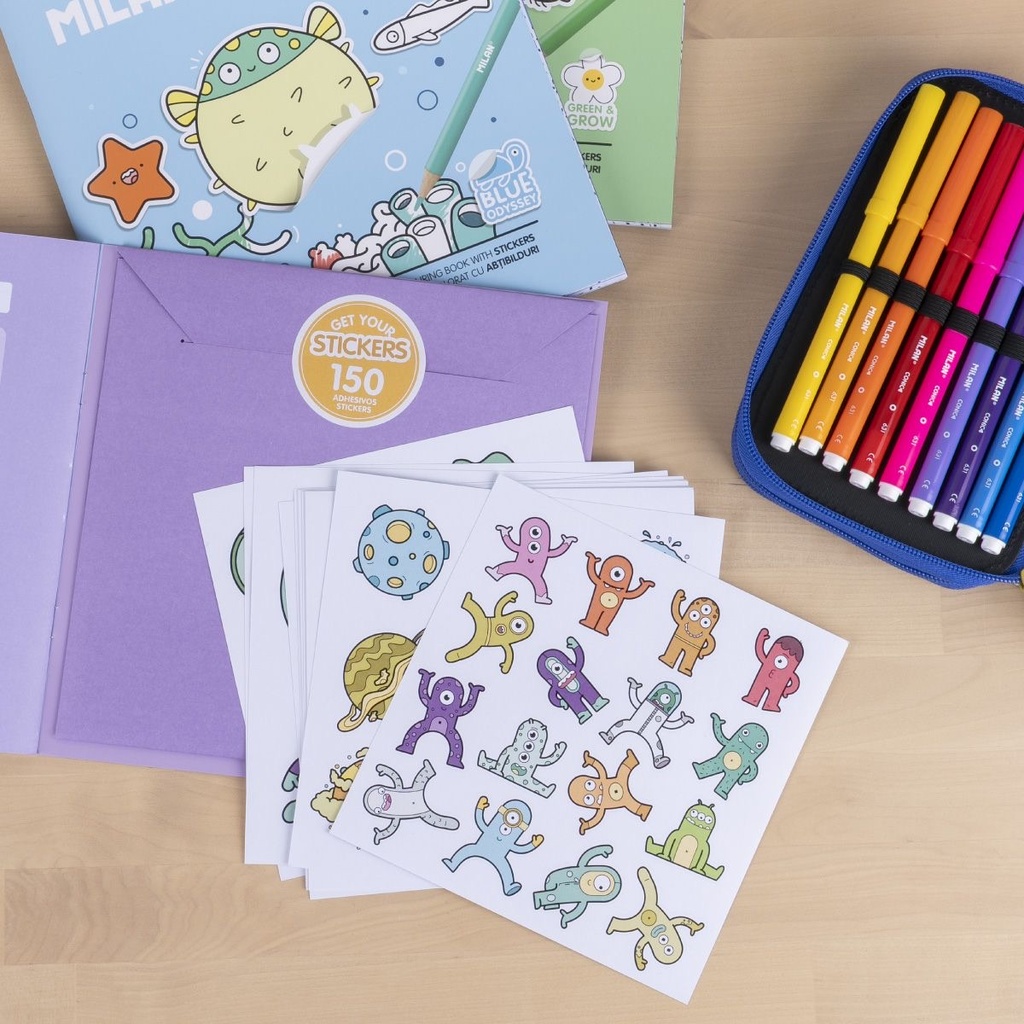 Stickers Notebook Alien Invasion 