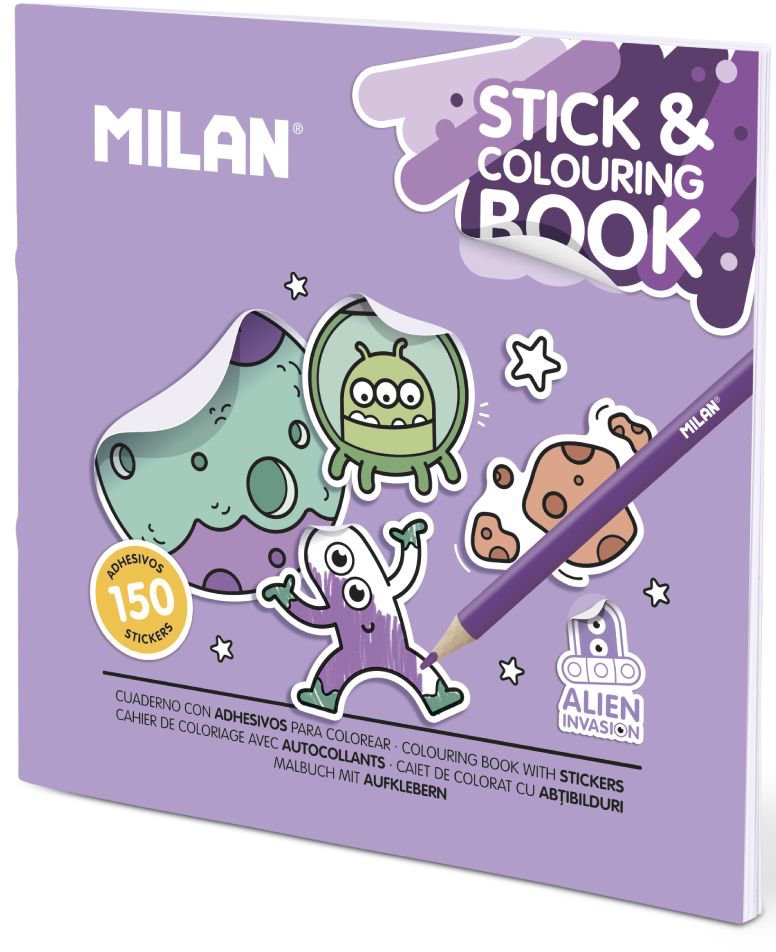 Stickers Notebook Alien Invasion 