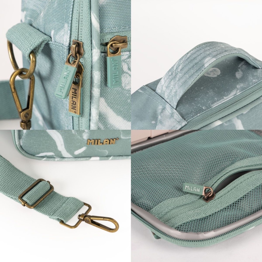 Lunch Bag, With 3 Lunch Box 3.5L, Isothermal Food  Lava Green 