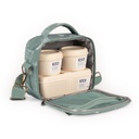 Lunch Bag, With 3 Lunch Box 3.5L, Isothermal Food  Lava Green 