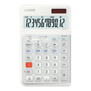 Calculator Desktop Ergonomic 12 Digits Casio White JE-12E-WE-W-DP