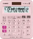 Calculator Check Function Mini Desktop 12 Digits Pink MJ-120DPLUSPKWADPW