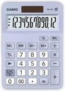 Calculator Basic Function Mini Desktop 12 Digits Light Blue MX-12B-LB-W