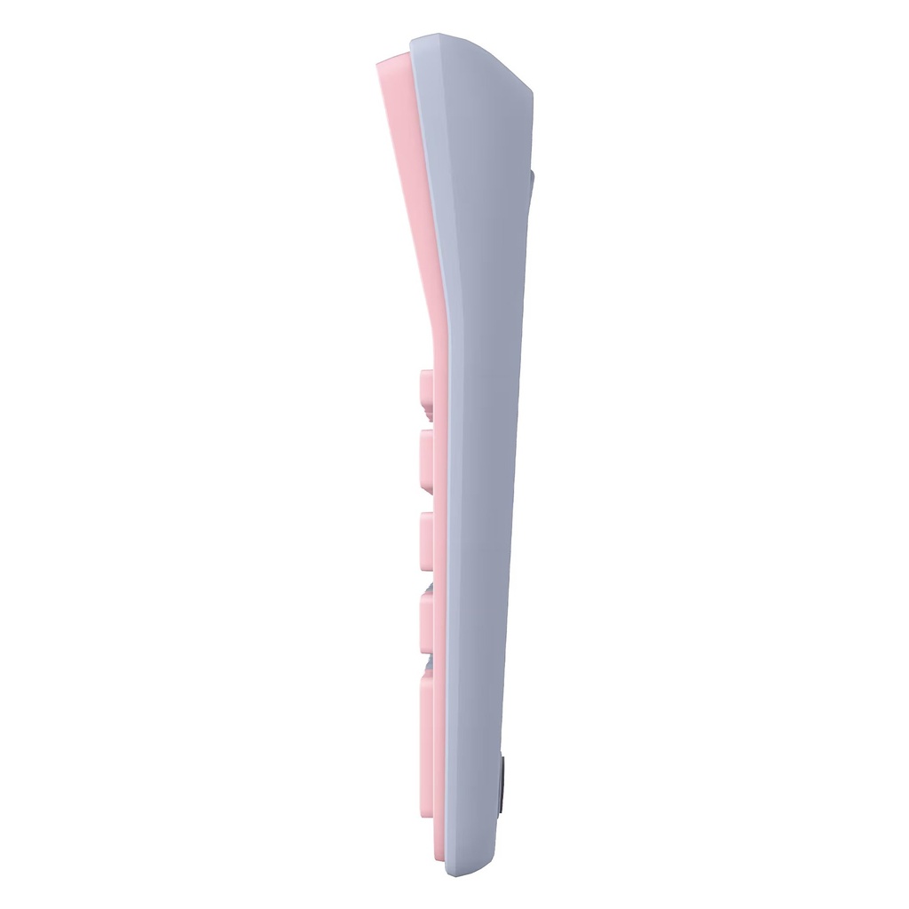 Calculator Basic Function Mini Desktop 12 Digits Pink Light blue MX-12B-PKLB-W-DC