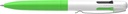 Ballpoint Pen Take 4 Neon Neon Green-White, Take 4 Refill M Black, Blue, N. Yellow, N. Green