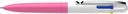 Ballpoint Pen Take 4 Neon Neon Pink-White, Take 4 Refill M Black, Blue, Neon Yellow, Neon Pink