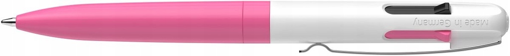 Ballpoint Pen Take 4 Neon Neon Pink-White, Take 4 Refill M Black, Blue, Neon Yellow, Neon Pink
