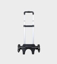 Trolly 3 Wheels Backpack Multi Comp Plain Color 17"" With P.Case