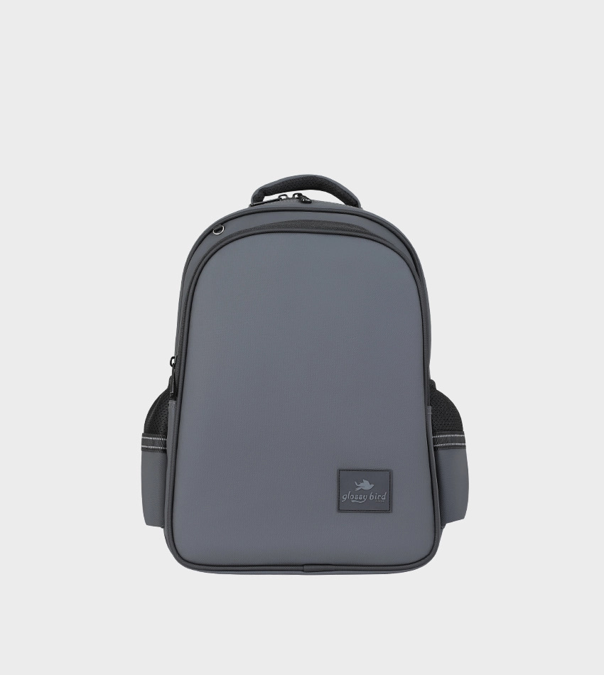 Trolly 3 Wheels Backpack Multi Comp Plain Color 17"" With P.Case