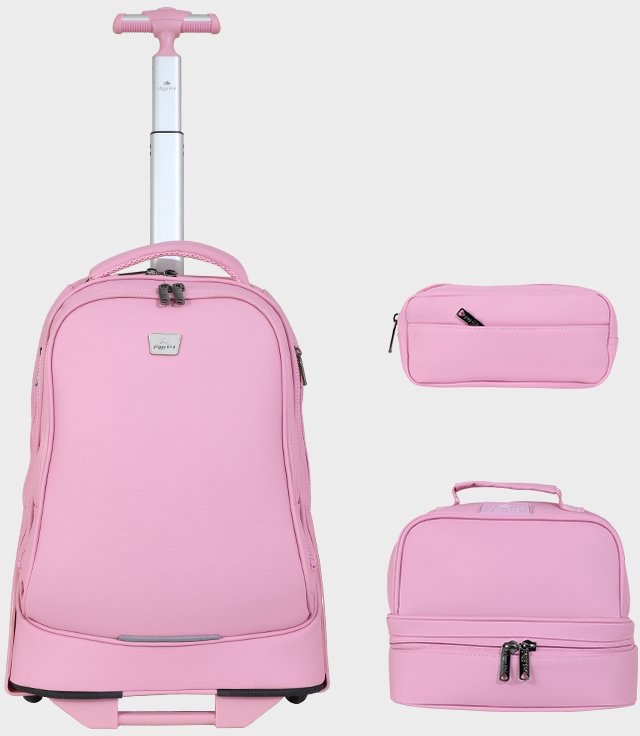 Trolly Backpack Large Wheels 18" With L.Bag, P.Case Set  - GB5525T