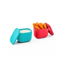OmieBox UP Dip 2pcs Pink & Teal