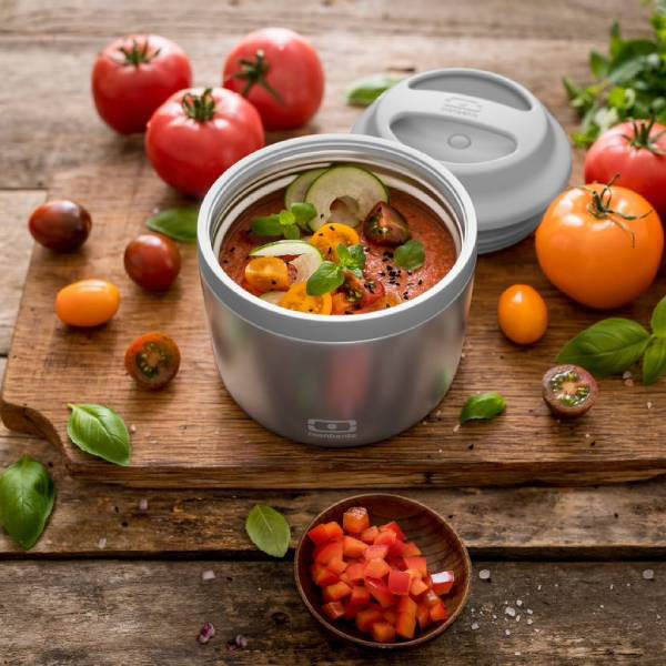 Element Food Jar ISO Silver 650ml