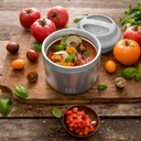 Element Food Jar ISO Silver 650ml