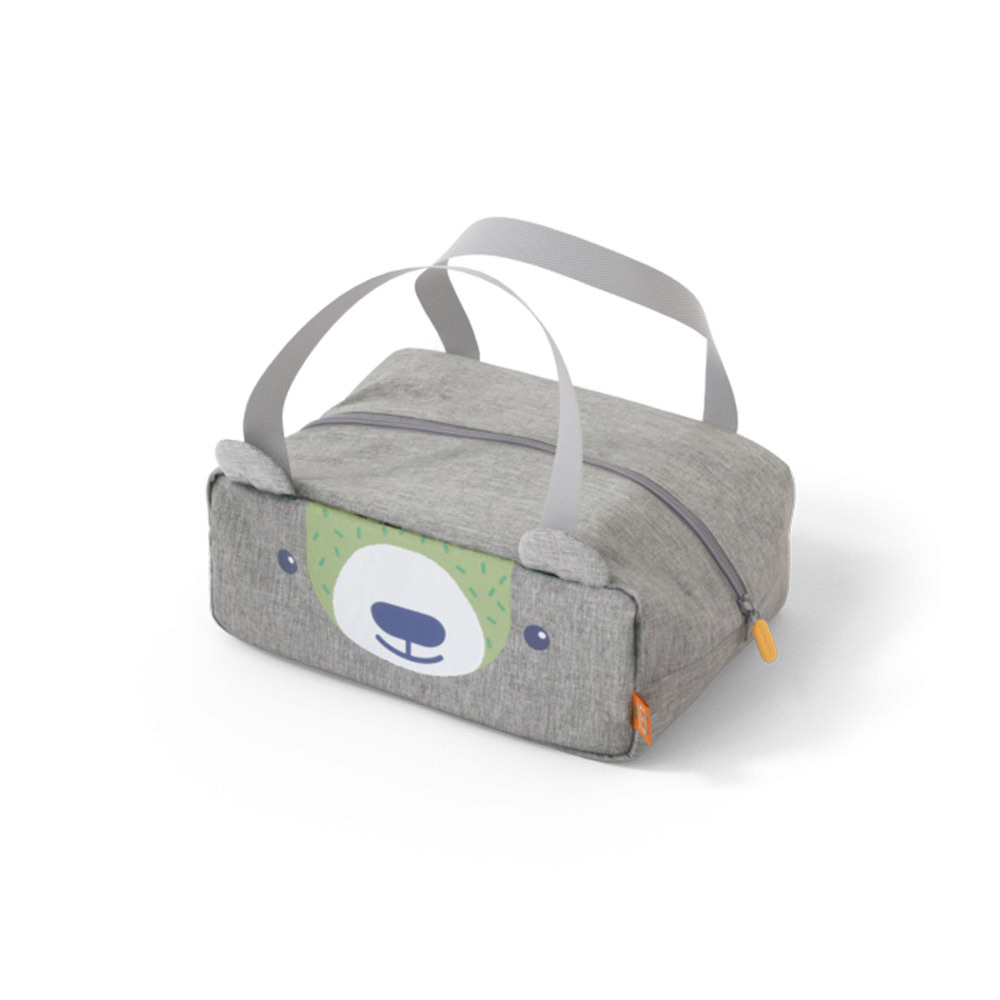 MB Wonder Travel Insulated Lunch Bag Green Bear