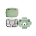 MB Wonder Kids Lunch Box Tray Green Bear 