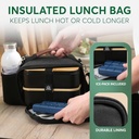 Insulated Lunch Bag  Navy Blue