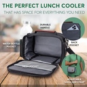 Insulated Lunch Bag  Navy Blue
