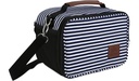 Insulated Lunch Bag Black Stripe