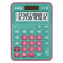 Calculator Basic Function Mini Desktop 12 Digits Red - Green MX-12B-GNRD-W-DC 