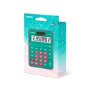 Calculator Basic Function Mini Desktop 12 Digits Red - Green MX-12B-GNRD-W-DC 