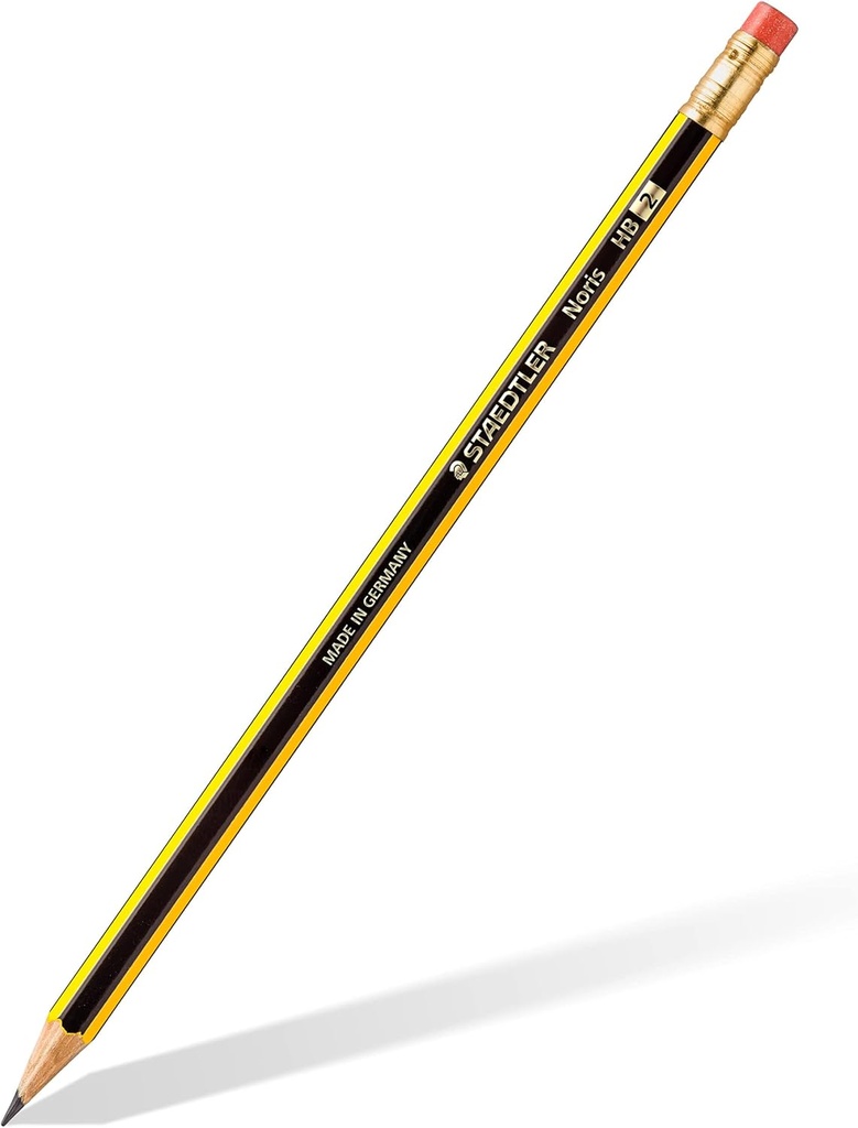 Lead Pencil With Rubber Tip Set Of 12 Noris 