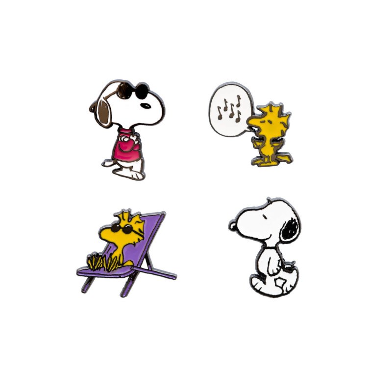 Snoopy Pin Set Set Of 4 Pins