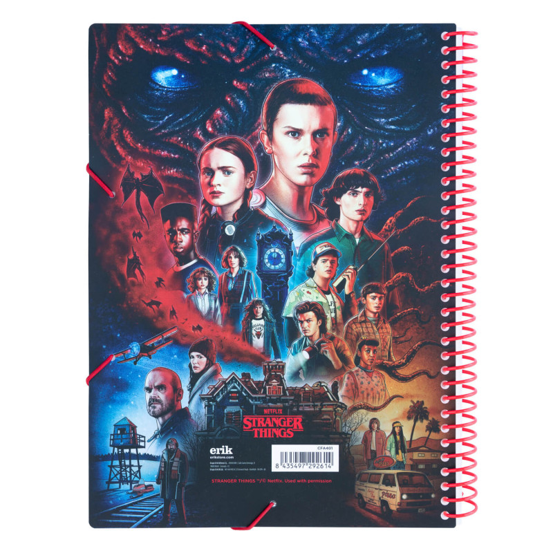 Stranger Things A4 Presentation Display Book