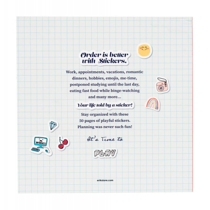 Stay Organized Stickers Book