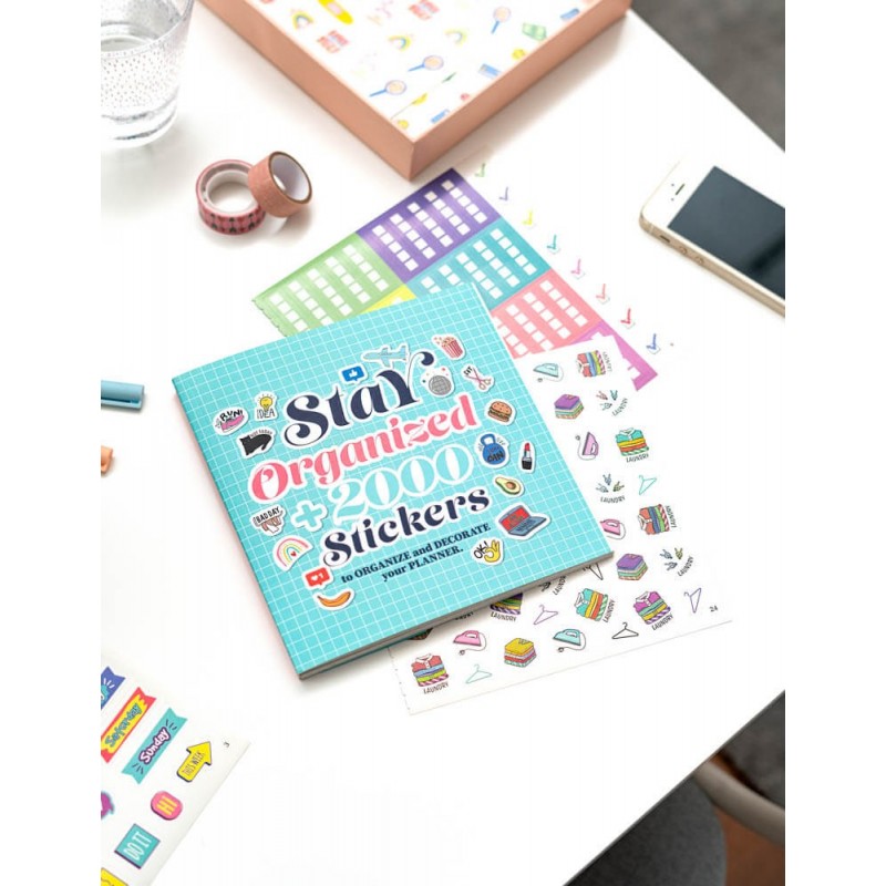 Stay Organized Stickers Book