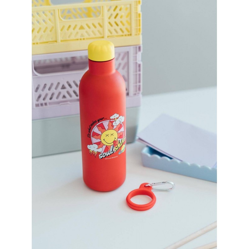 Smiley Quirky Comics Hot&Cold 500Ml Metal Bottle