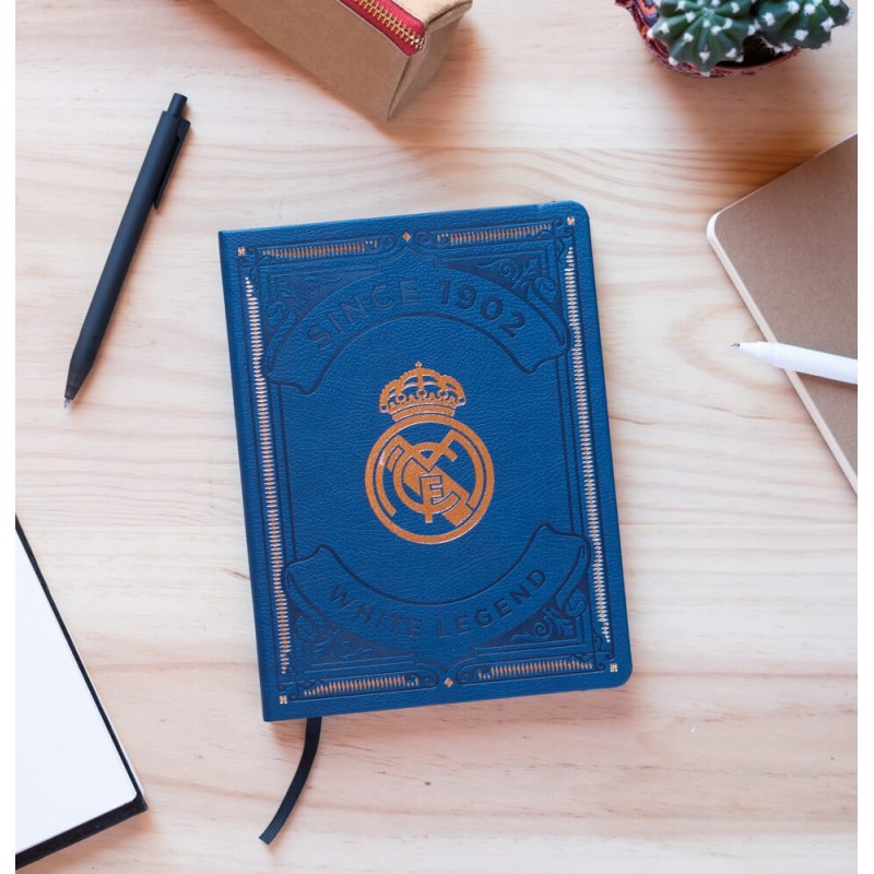 Real Madrid Pu Hardcover A5 Notebook