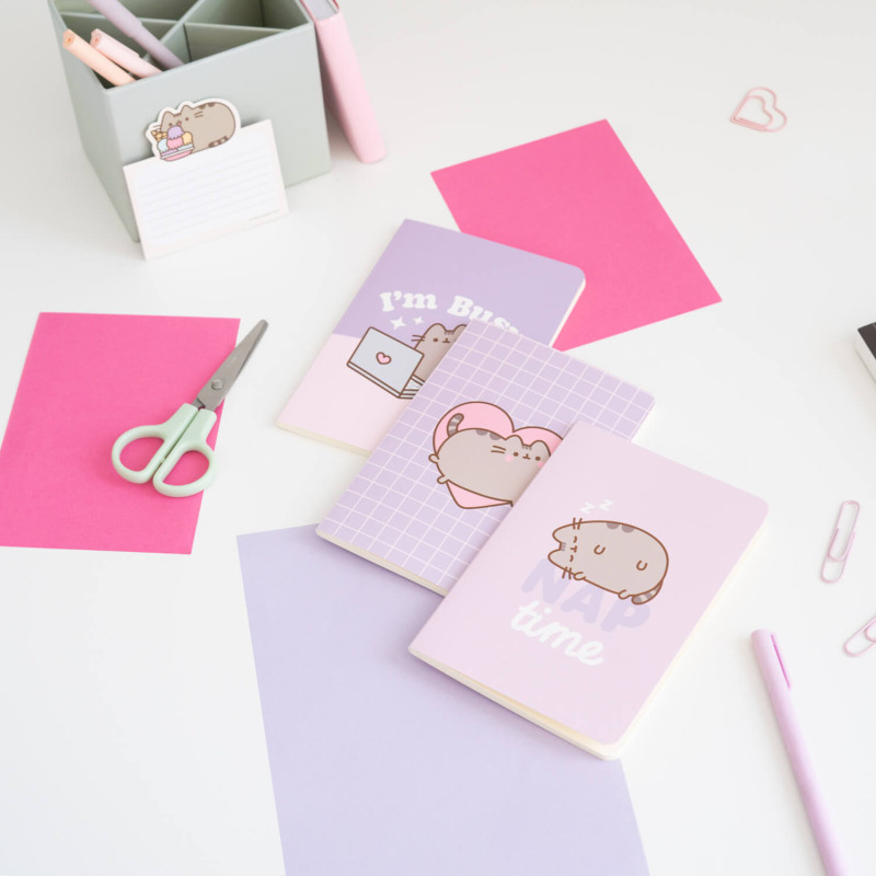 Pusheen Moments Pack Of 3 A6 Notebooks